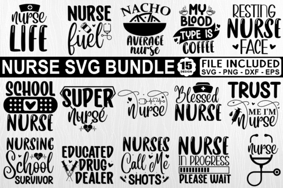 Elevate Your Crafting Business with a Premium Nurse SVG Bundle