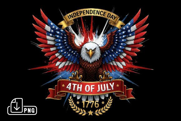 Evaluating the 4th of July Eagle 1776 PNG for Professional Craft Projects