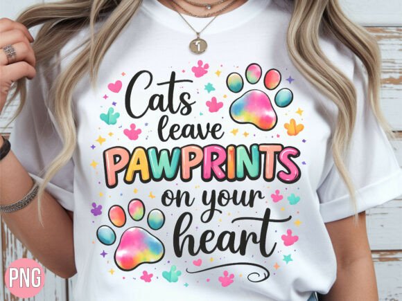 Evaluating the Cats Leave Pawprints on Your Heart PNG for Creative Workflows