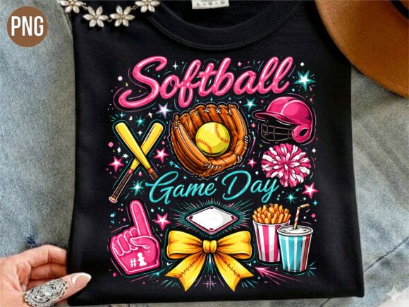 Evaluating the Softball Game Day Pink Sports Gear PNG for Creative Projects