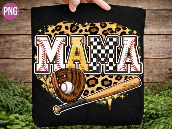 Leopard Print Baseball Mama Sports PNG: A Design Evaluation