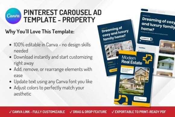 Maximizing Visual Impact with the Pinterest Carousel Ad Theme - Property