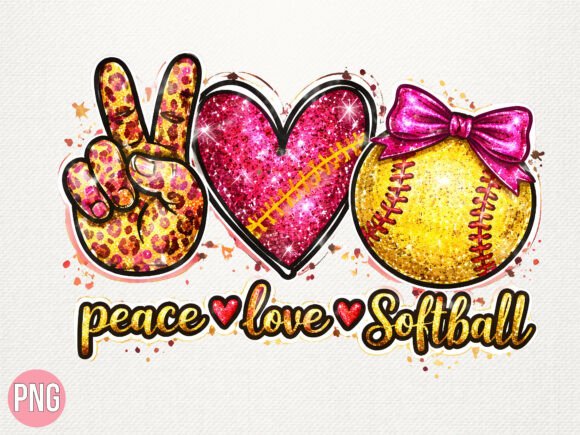 Peace Love Softball Glitter Leopard PNG: A Practical Guide for Designers and POD Sellers