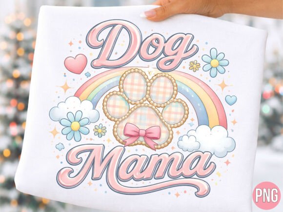 Unlocking Creativity with High-Quality Digital Designs: A Guide to Using Rainbow Puppy Dog Mama Pearl Paw PNGs